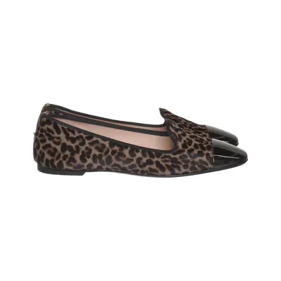 Ballerinaskor (Brun, Svart, Flerfärgad) från Pretty Loafers Skinn