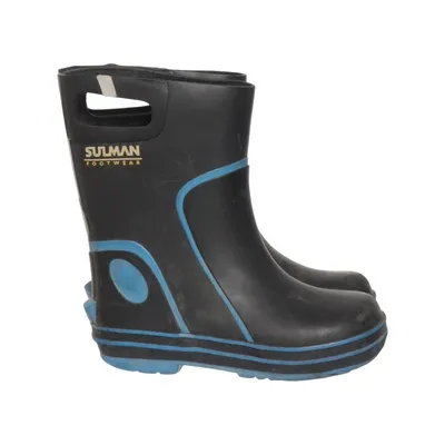 Bottes en caoutchouc (Noir, Bleu) de Sulman