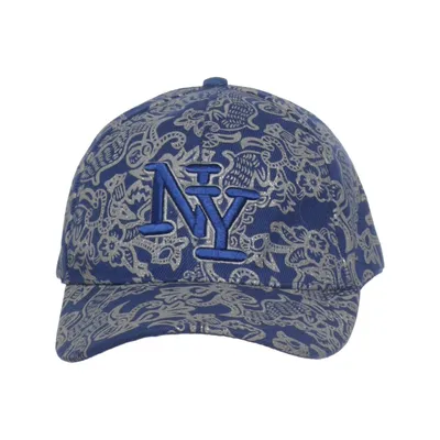 Casquette de baseball (Bleu, Argent) Acrylique