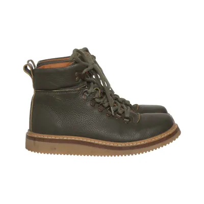 Laced boots (Green) from Nature Leather