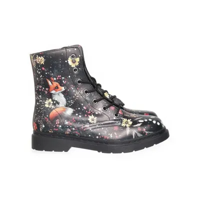 Laced boots (Black, Multicolored) from Rogue and Wolf