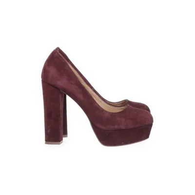 Klackskor (Platåpumps vinröda) från Steve Madden Mocka