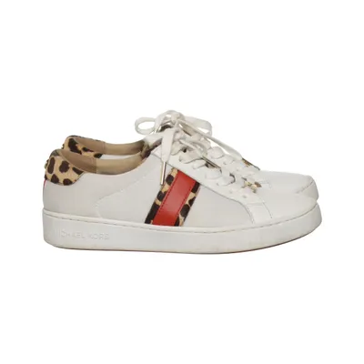 Sneakers (White, Red, Multicolored) from Michael Kors Leather