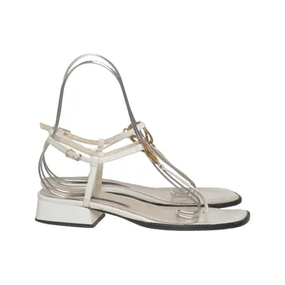 Sandalen (Wit) van Martinez Valero Leer
