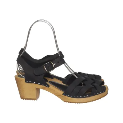 Clogs (Black) from Moheda Leather