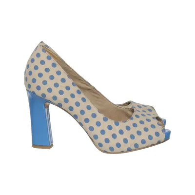Escarpins (Beige, Bleu) de Tamaris Cuir