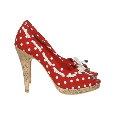 Højhælede sko  (Rød, Hvid, Flerfarvet) fra Vox Shoes