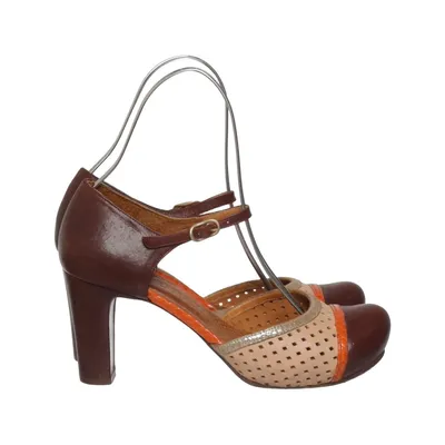 Escarpins (Marron, Orange, Beige) de Chie Mihara Cuir