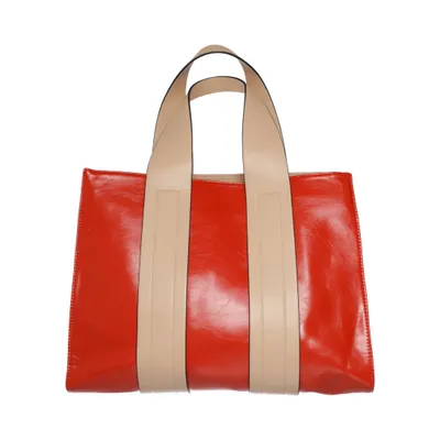 Håndtaske (Rød, Beige) fra Bata