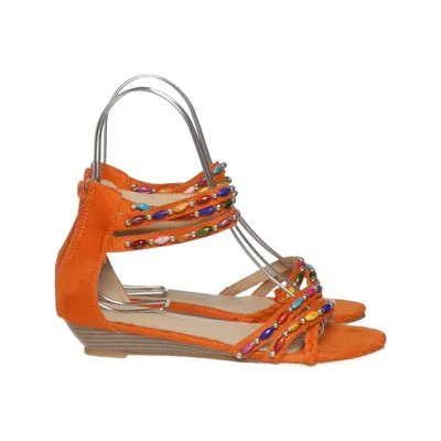 Sandals (Orange, Multicolored) from Carnaby