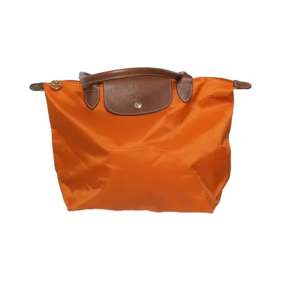 Handbag (Orange, Brown) from Longchamp