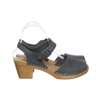 Sabots (Bleu) de Moheda Cuir