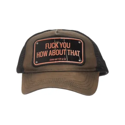 Truckerkappe (Fuck You How About That) von John Hatter & Co