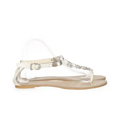 Sandaler (Beige, Vit, Silverfärgad) från Odeon