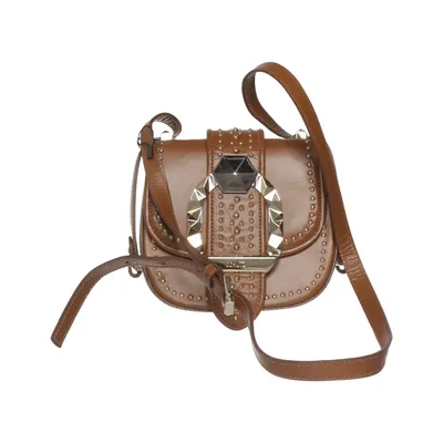 Sac à bandoulière (Marron) de Schutz Coton, Cuir