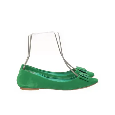 Ballet flats (Green) from Lucky Shoes Leather