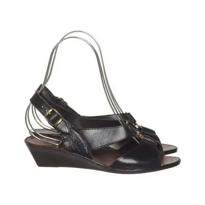 Sandales (Noir) de Made in italy Cuir