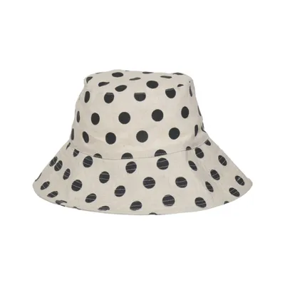 Bucket hat (Beige, Zwart)