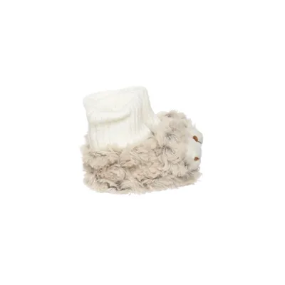 Baby booties (Beige, White) from Ovis