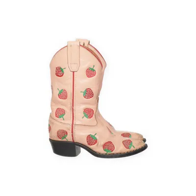 Cowboy boots (Pink, Red) from Bootstock Leather