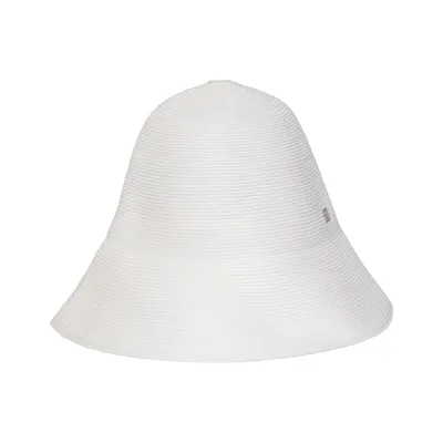 Chapeau de soleil (Blanc) de Totême Coton, Polyester