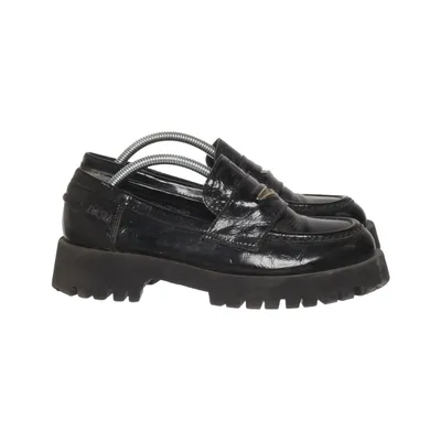 Loafers (Black) Leather
