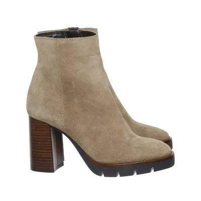 Heeled boots (Beige) from Riva