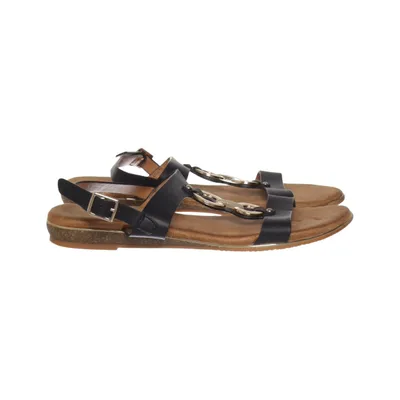Sandalen (Zwart, Bruin) van Lunar Leer