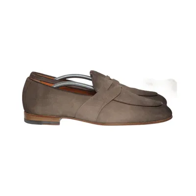 Loafers (Gray) from Santoni