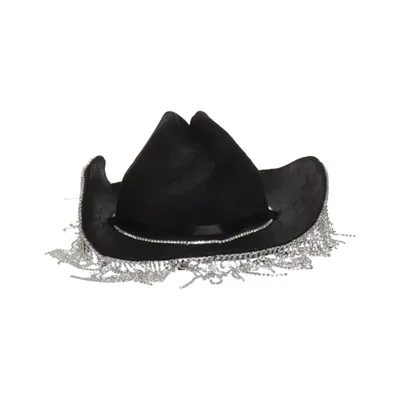 Cowboyhatt (Svart, Silverfärgad) från Gigi & Olive