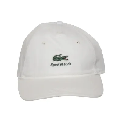 Baseballkeps (Vit) från Sporty&Rich Lacoste Bomull