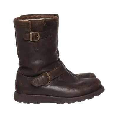 Boots (Brown) from UGG Leather, Wool