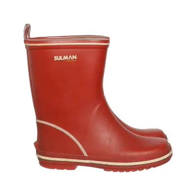 Bottines en caoutchouc (Rouge) de Sulman