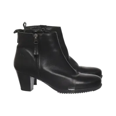 Heeled boots (Black) from Softwalk Leather