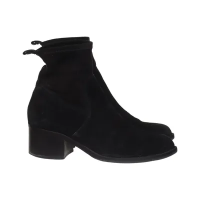 Bottes à talons (Noir) de Stockholm Design Group Cuir