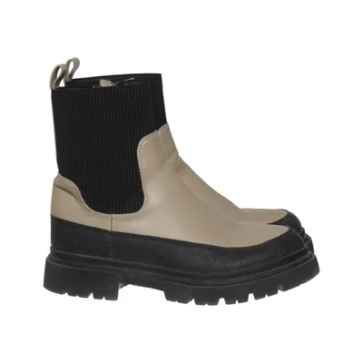 Chelsea boots (Beige, Black) from Duffy