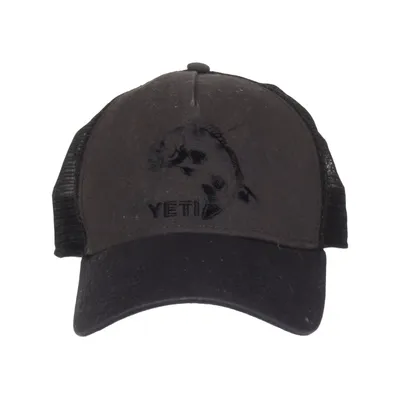 Trucker cap (Black, Gray) from Yeti Recycled polyester
