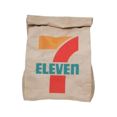 Canvas bag (Beige, Multicolored) from 7 eleven