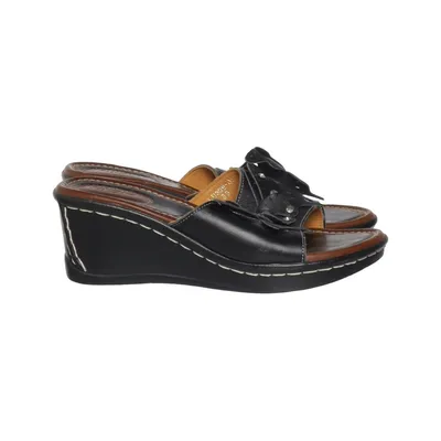 Chaussure compensées (Noir, Marron) de Findig Cuir