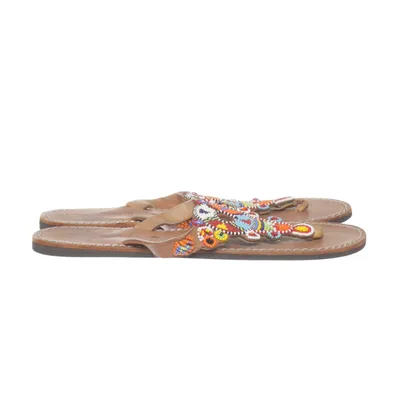 Flip-flops (Brown, Multicolored) from Laidback London