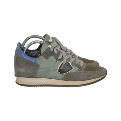 Baskets (Gris, Vert, Bleu) de Philippe Model