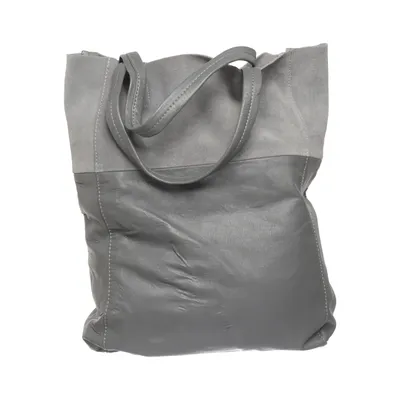 Handbag (Gray) from Divided by H&M Faux leather, Suede