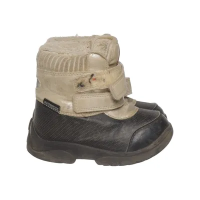 Enkellaarzen (Zwart, Beige) van Mino