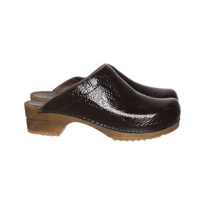 Clogs (Brown) from Sanita Leather