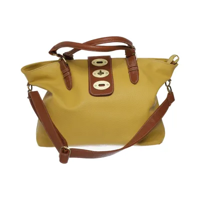 Handbag (Yellow, Brown) from SoNize