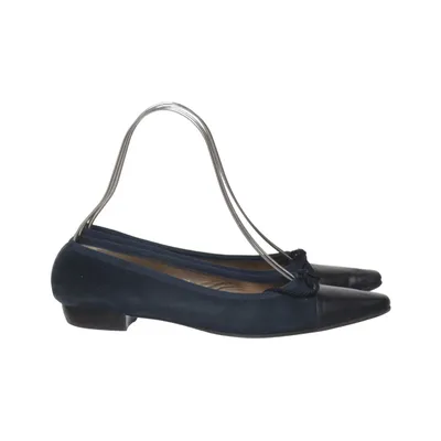 Ballet flats (Blue, Black) from Mascaró Leather