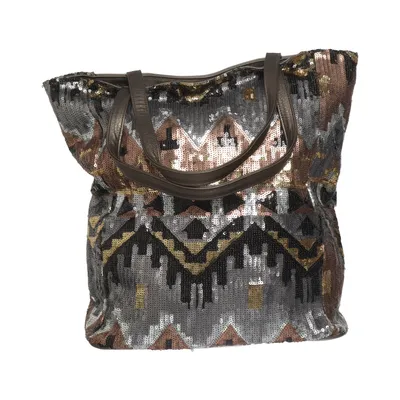 Handbag (Silver, Gold, Multicolored)