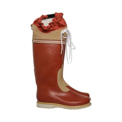 Regenlaarzen (Rood, Beige) van Ilse Jacobsen Hornbæk