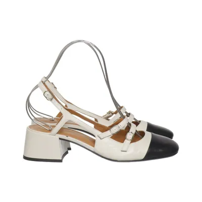 High Heels (Weiß, Schwarz) von Les Souliers Sézane Leder