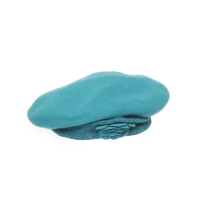 Beret (Turkis) fra Woolmark Uld